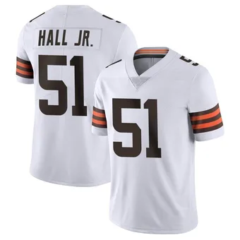 Men's Mike Hall Jr. White Limited Vapor Untouchable Football Jersey