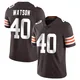 Men's Nathaniel Watson Brown Limited Team Color Vapor Untouchable Football Jersey