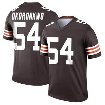 Men's Ogbo Okoronkwo Brown Legend Football Jersey