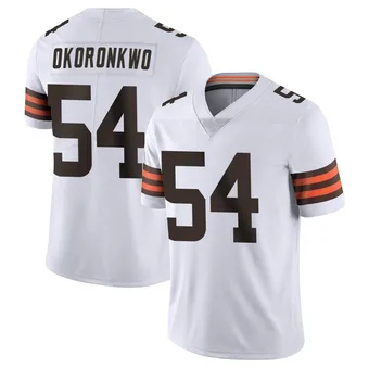 Men's Ogbo Okoronkwo White Limited Vapor Untouchable Football Jersey