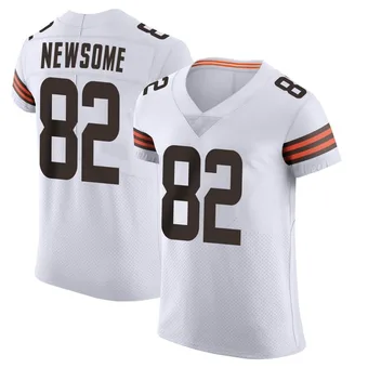 Men's Ozzie Newsome White Elite Vapor Football Jersey