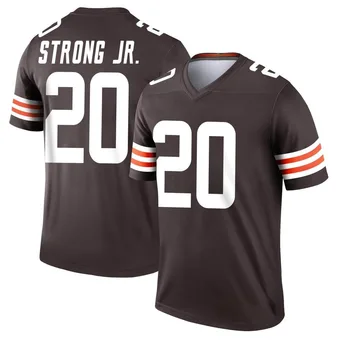 Men's Pierre Strong Jr. Brown Legend Football Jersey