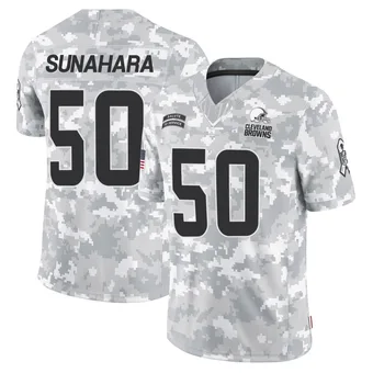 Men's Rex Sunahara Arctic Camo Limited 2024 Salute to Service Football Jersey