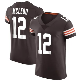 Men's Rodney McLeod Jr. Brown Elite Vapor Football Jersey