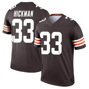 Men's Ronnie Hickman Brown Legend Football Jersey