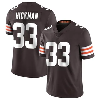 Men's Ronnie Hickman Brown Limited Team Color Vapor Untouchable Football Jersey