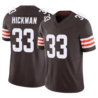 Men's Ronnie Hickman Brown Limited Vapor F.U.S.E. Football Jersey