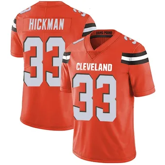 Men's Ronnie Hickman Orange Limited Alternate Vapor Untouchable Football Jersey