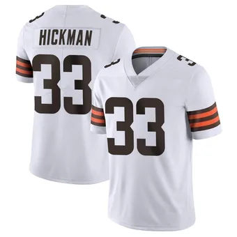 Men's Ronnie Hickman White Limited Vapor Untouchable Football Jersey