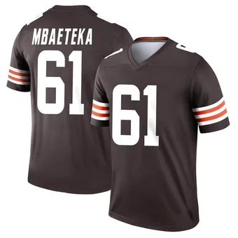 Men's Roy Mbaeteka Brown Legend Football Jersey