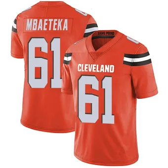 Men's Roy Mbaeteka Orange Limited Alternate Vapor Untouchable Football Jersey