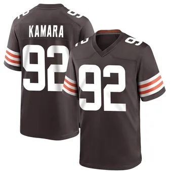 Men's Sam Kamara Brown Game Team Color Football Jersey