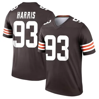 Men's Shelby Harris Brown Legend Football Jersey