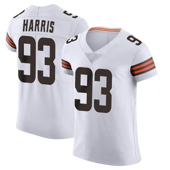 Men's Shelby Harris White Elite Vapor Football Jersey