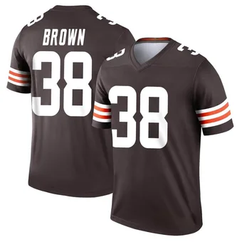 Men's Tony Brown II Brown Legend Football Jersey