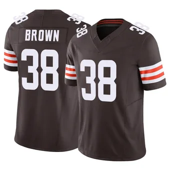 Men's Tony Brown II Brown Limited Vapor F.U.S.E. Football Jersey