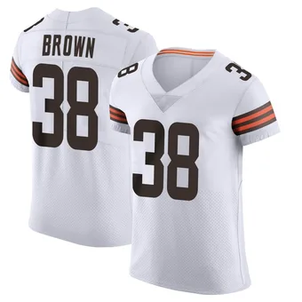 Men's Tony Brown II White Elite Vapor Football Jersey