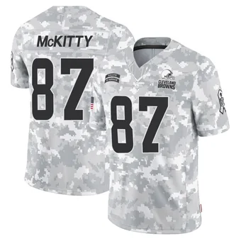 Men's Tre' McKitty Arctic Camo Limited 2024 Salute to Service Football Jersey