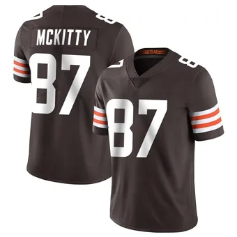 Men's Tre' McKitty Brown Limited Team Color Vapor Untouchable Football Jersey