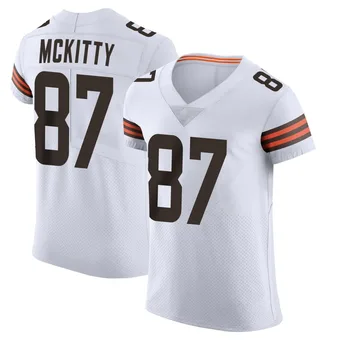 Men's Tre' McKitty White Elite Vapor Football Jersey