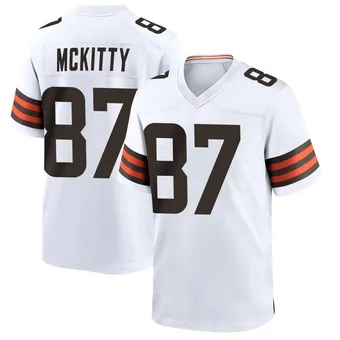 Men's Tre' McKitty White Game Football Jersey