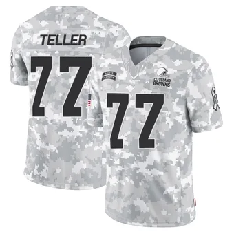 Men's Wyatt Teller Arctic Camo Limited 2024 Salute to Service Football Jersey