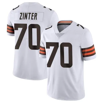 Men's Zak Zinter White Limited Vapor Untouchable Football Jersey