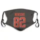 Ozzie Newsome Name & Number Brown Face Mask