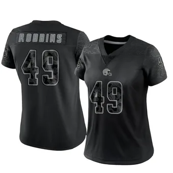 Women's Aidan Robbins Black Limited Reflective Football Jersey