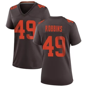 Women's Aidan Robbins Brown Game Alternate Football Jersey