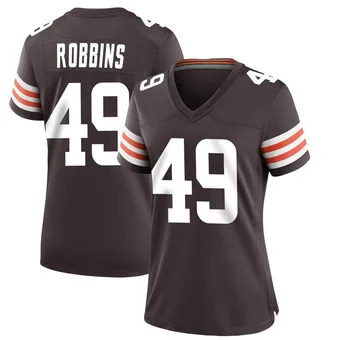 Women's Aidan Robbins Brown Game Team Color Football Jersey