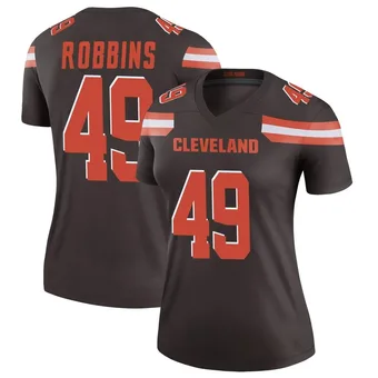 Women's Aidan Robbins Brown Legend Football Jersey