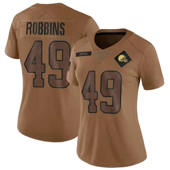 Women's Aidan Robbins Brown Limited 2023 Salute To Service Football Jersey