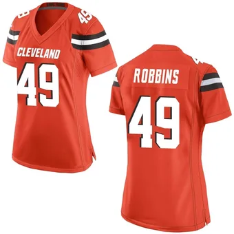 Women's Aidan Robbins Orange Game Alternate Football Jersey