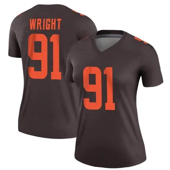 Women's Alex Wright Brown Legend Alternate Football Jersey