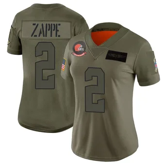 Women's Bailey Zappe Camo Limited 2019 Salute to Service Football Jersey