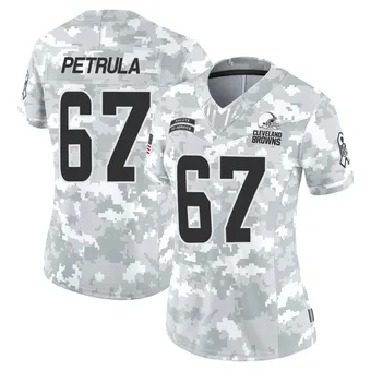 Women's Ben Petrula Arctic Camo Limited 2024 Salute to Service Football Jersey