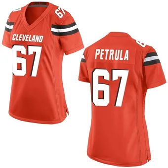 Women's Ben Petrula Orange Game Alternate Football Jersey