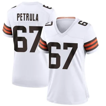 Women's Ben Petrula White Game Football Jersey