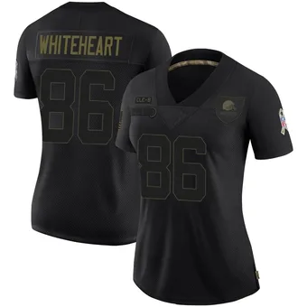 Women's Blake Whiteheart Black Limited 2020 Salute To Service Football Jersey