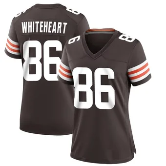 Women's Blake Whiteheart Brown Game Team Color Football Jersey