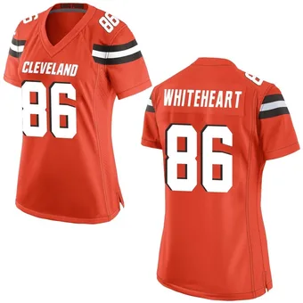 Women's Blake Whiteheart Orange Game Alternate Football Jersey