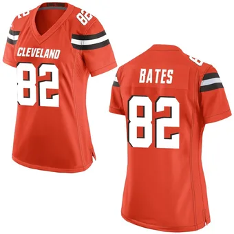 Women's Brenden Bates Orange Game Alternate Football Jersey