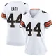 Women's Cameron Latu White Game Football Jersey