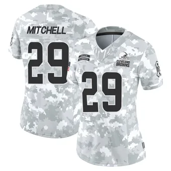 Women's Cameron Mitchell Arctic Camo Limited 2024 Salute to Service Football Jersey