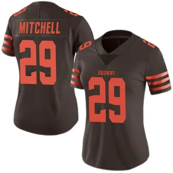 Women's Cameron Mitchell Brown Limited Color Rush Football Jersey