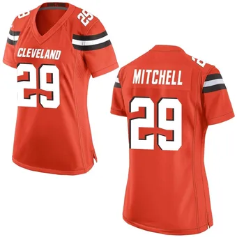 Women's Cameron Mitchell Orange Game Alternate Football Jersey