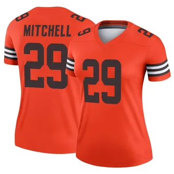 Women's Cameron Mitchell Orange Legend Inverted Football Jersey