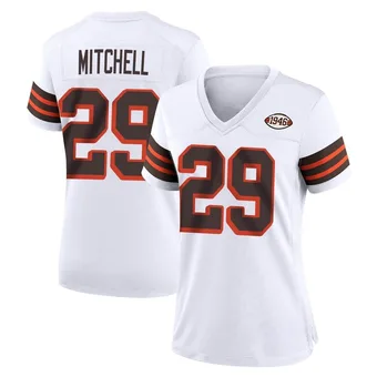 Women's Cameron Mitchell White Game 1946 Collection Alternate Football Jersey