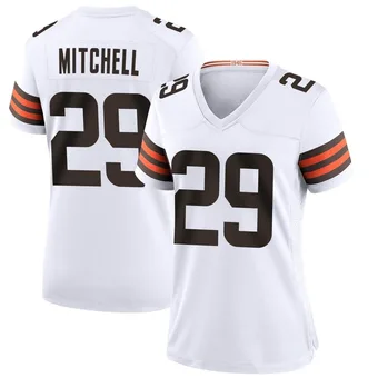 Women's Cameron Mitchell White Game Football Jersey